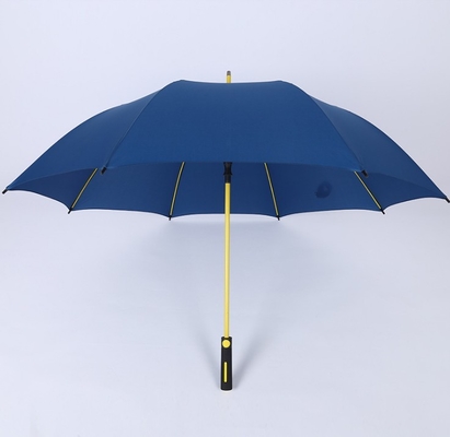 30 polegadas amarelam o auto quadro aberto da fibra de vidro do guarda-chuva do golfe