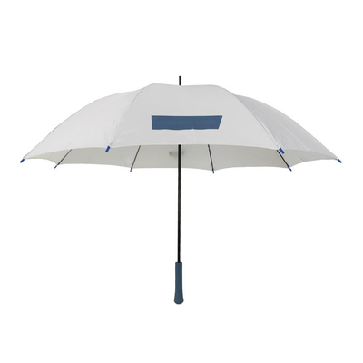 Auto aberto Quadro de metal guarda-chuva Branco Cor 23 polegadas