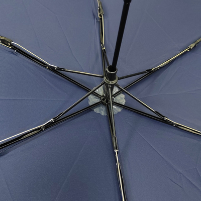 Mais leve 3 guarda-chuva dobrável com costelas de carbono manual aberto 19 polegadas 6 painéis