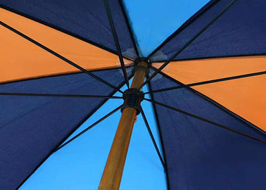 Guarda-chuva de madeira personalizado do punho do gancho, punho curvado de madeira do guarda-chuva longo da vara