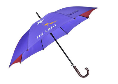 23 do quadro aberto do metal do automóvel polegadas de guarda-chuvas relativos à promoção dos presentes, guarda-chuvas feitos sob encomenda do golfe do logotipo