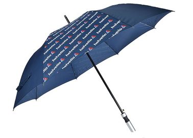 U dobro marca guarda-chuvas relativos à promoção dos presentes do quadro do metal, guarda-chuva do estilo do golfe