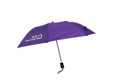Anti guarda-chuva UV dobrável, fim claro super do manual do guarda-chuva triplo da dobra aberto