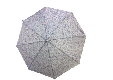 Guarda-chuva de dobramento da tela do poliéster/Pongee mini, guarda-chuva de dobramento do auto