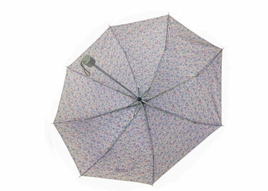 Guarda-chuva de dobramento da tela do poliéster/Pongee mini, guarda-chuva de dobramento do auto