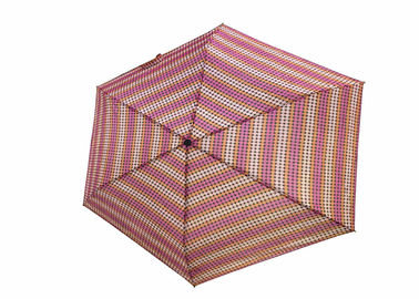 Vento aberto do mini manual portátil dobrável super cor-de-rosa do guarda-chuva do ponto resistente
