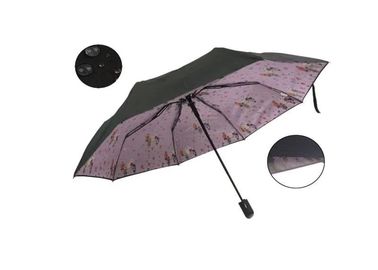 Guarda-chuva dobro do curso da dobradura do dossel, do automóvel do guarda-chuva impressão próxima aberta do interior completamente