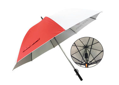 o guarda-chuva de 105cm com carregador do Usb, guarda-chuva refrigerando com o fã UV protege Pover