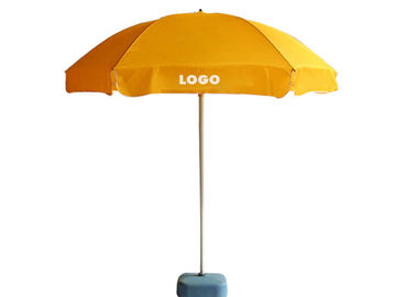 Guarda-chuva de praia Windproof retrátil de Rod, guarda-chuvas de praia relativos à promoção duas camadas