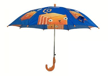 Guarda-chuva personalizado pequeno automático das crianças para a impressão de Digitas do Pongee das crianças