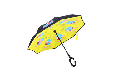 Fim invertido reverso do manual da impressão de Digitas da arte dos desenhos animados do guarda-chuva das crianças