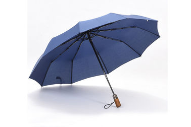 Windproof forte de dobramento personalizado do guarda-chuva 3 automáticos pequenos da promoção do logotipo