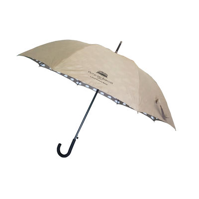 Guarda-chuva do golfe do estojo compacto do Pongee do poliéster de 27 adultos de Inch×8K