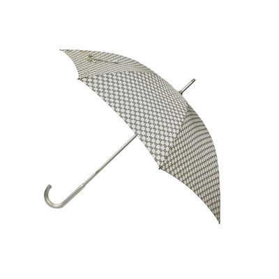 Guarda-chuva de alumínio do golfe do estojo compacto do Pongee do punho 190T de J