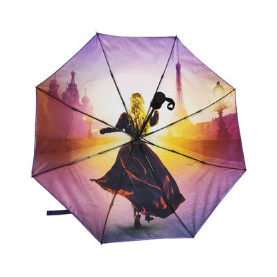 21&quot; Windproof guarda-chuva dobrável da dupla camada de ×8K