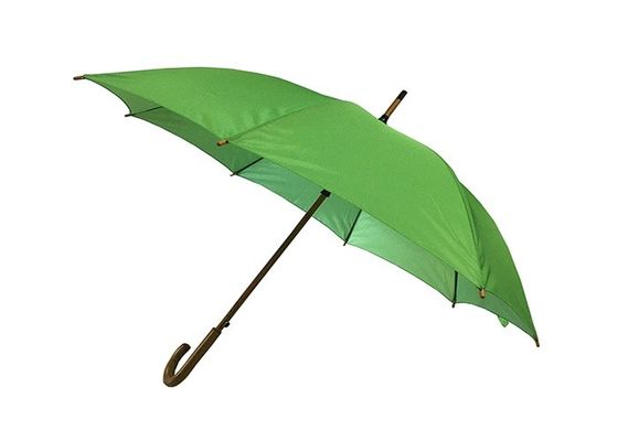 23 guarda-chuva de madeira do punho da tela do Pongee da polegada do diâmetro 102cm
