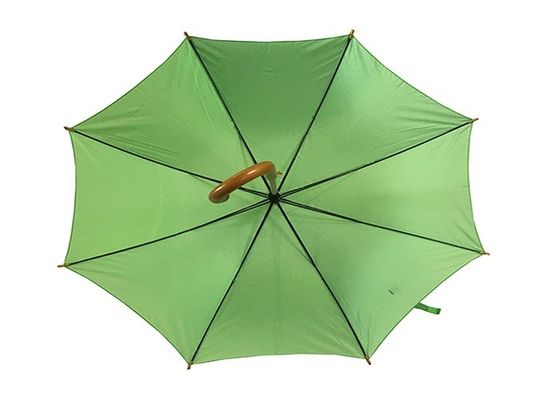 23 guarda-chuva de madeira do punho da tela do Pongee da polegada do diâmetro 102cm