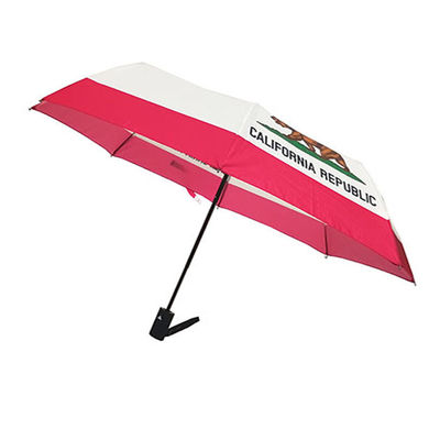 Abertos guarda-chuva auto três dobrável do diâmetro 98cm