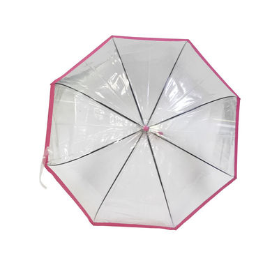 Auto reforços abertos da fibra de vidro 23&quot; guarda-chuva transparente da abóbada