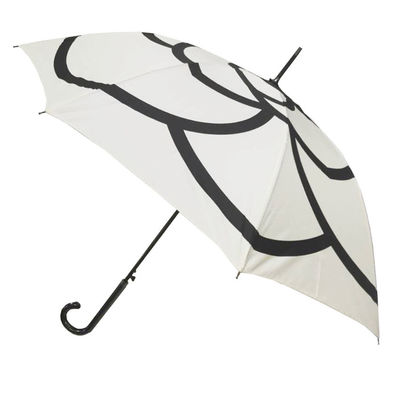 Punho Windproof 23&quot; da forma de J auto guarda-chuva aberto da vara
