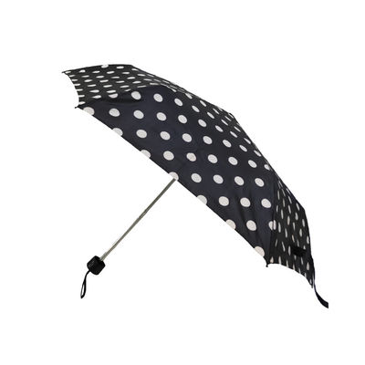 O metal exterior marca o guarda-chuva dobrável personalizado do poliéster
