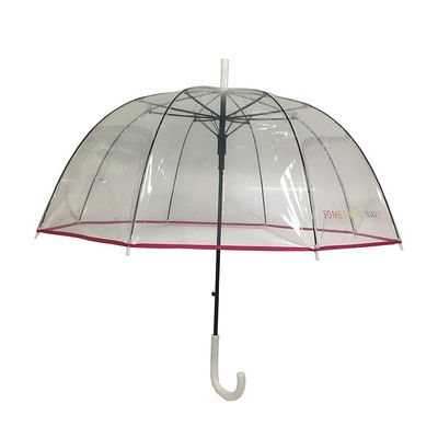 O guarda-chuva transparente de venda quente fantástico na venda vê completamente o guarda-chuva