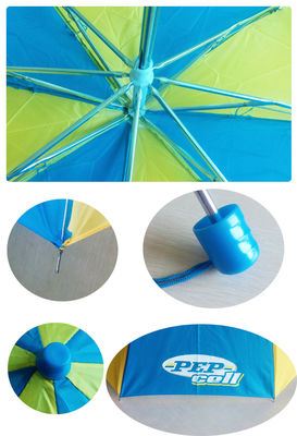 Guarda-chuva de dobramento Windproof impermeável com o eixo do metal de 8mm