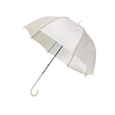 J dá forma ao guarda-chuva transparente do ponto de entrada do punho plástico
