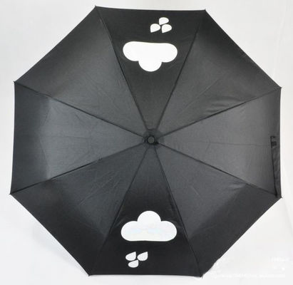 Nuvem bonito que imprime o guarda-chuva totalmente automático Windproof