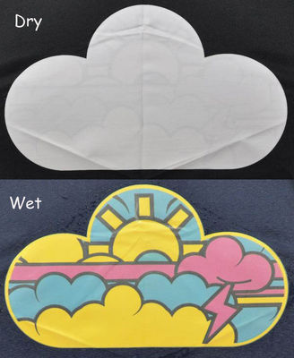 Nuvem bonito que imprime o guarda-chuva totalmente automático Windproof