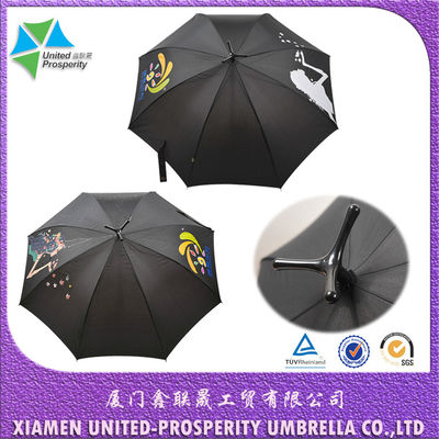 O guarda-chuva em mudança da cor feita sob encomenda original do projeto com personaliza impressões