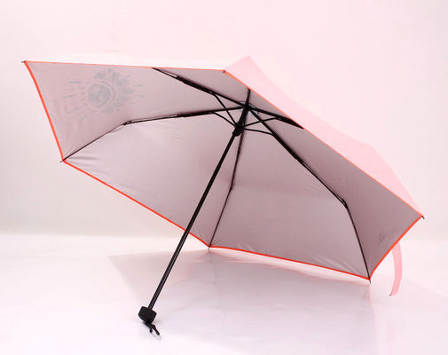 Cor que muda o guarda-chuva de 3 dobras com o eixo do metal de 8mm