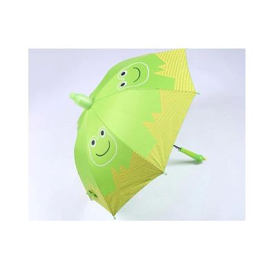 As crianças Windproof do Pongee comprimem o guarda-chuva 19&quot; *8K com tampa plástica do anti gotejamento