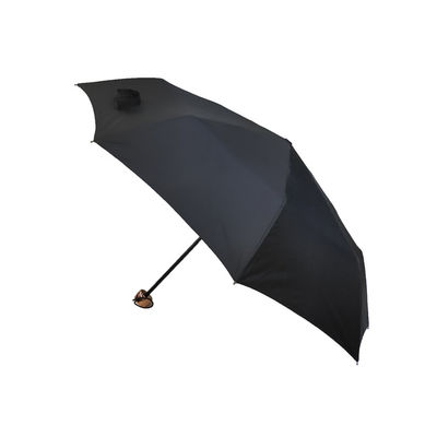 8 guarda-chuva de dobramento do manual 3 dos reforços com punho de madeira