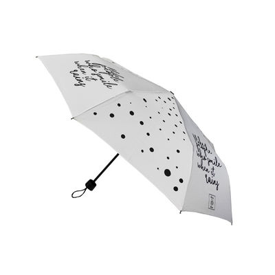 Auto fim aberto Mini Folding Umbrella Digital Printing de 8 reforços com saco de compras