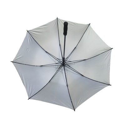 25 guarda-chuva reto Windproof do punho da polegada 8K com quadro da fibra de vidro