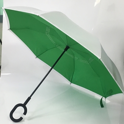 Guarda-chuva próximo do reverso livre AZO do poliéster da dupla camada 190T