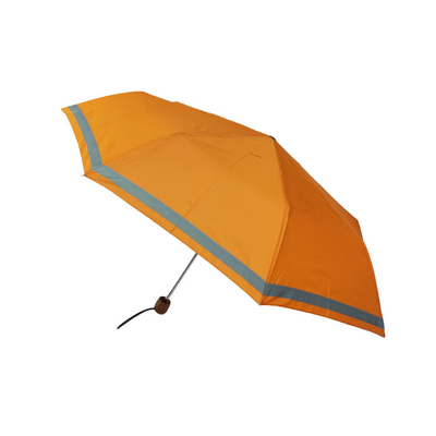 Guarda-chuva 3 21in Windproof aberto manual de dobramento com punho de madeira