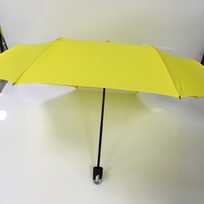 Guarda-chuva dobrável Windproof do fechamento da tela do Pongee 190T