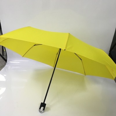 Guarda-chuva dobrável Windproof do fechamento da tela do Pongee 190T