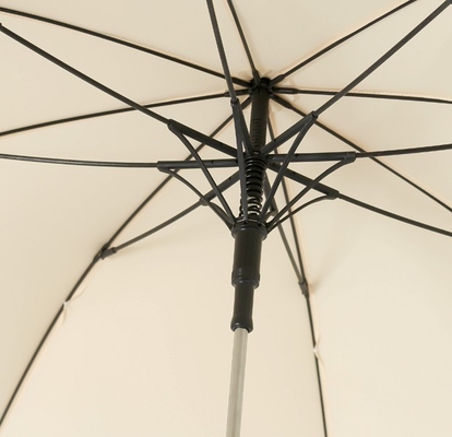 A fibra de vidro do quadro do metal das senhoras marca o guarda-chuva do Pongee