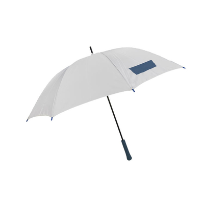 Guarda-chuva aberto da tela do Pongee 190T do manual Windproof reto