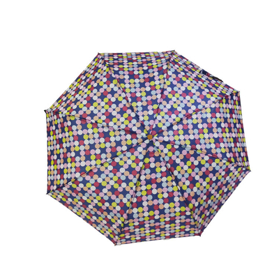 O Pongee completo 190T Mini Ladies Folding Umbrella TUV da impressão a cores aprovou
