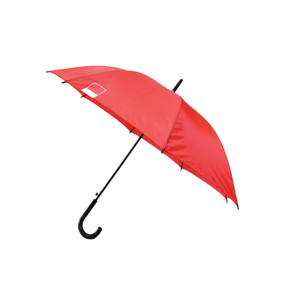 Pongee Logo Umbrella Diameter feito sob encomenda de RPET 105CM com o punho plástico de J