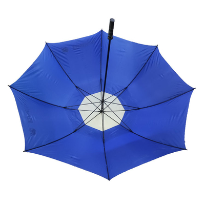 Guarda-chuvas Windproof do golfe da fibra de vidro impermeável de BSCI