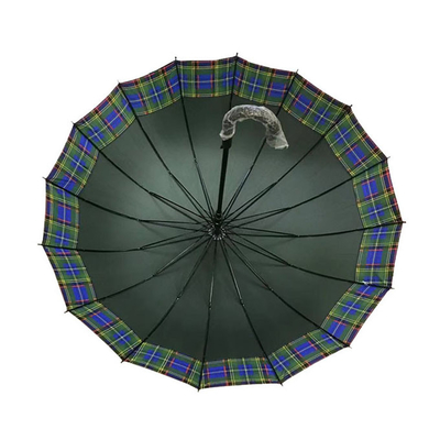 Guarda-chuva personalizado pongee do golfe dos reforços da proteção 24 de Sun