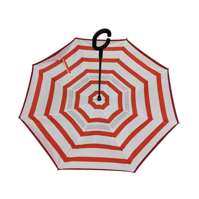 Da dupla camada feita sob encomenda da tela do Pongee do GV guarda-chuva invertido reverso