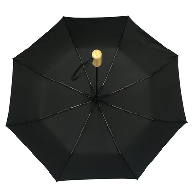Guarda-chuva compacto de 21&quot; x 8K RPET Pongee com abertura automática e fechamento dobrável