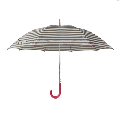 23&quot; Windproof guarda-chuva reto do poliéster 190T com punho de madeira