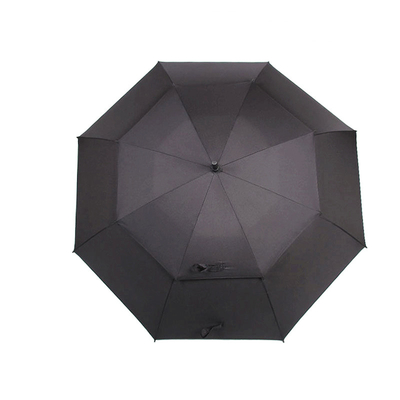 Dossel dobro reto impermeável Windproof semi automático personalizado do guarda-chuva do golfe